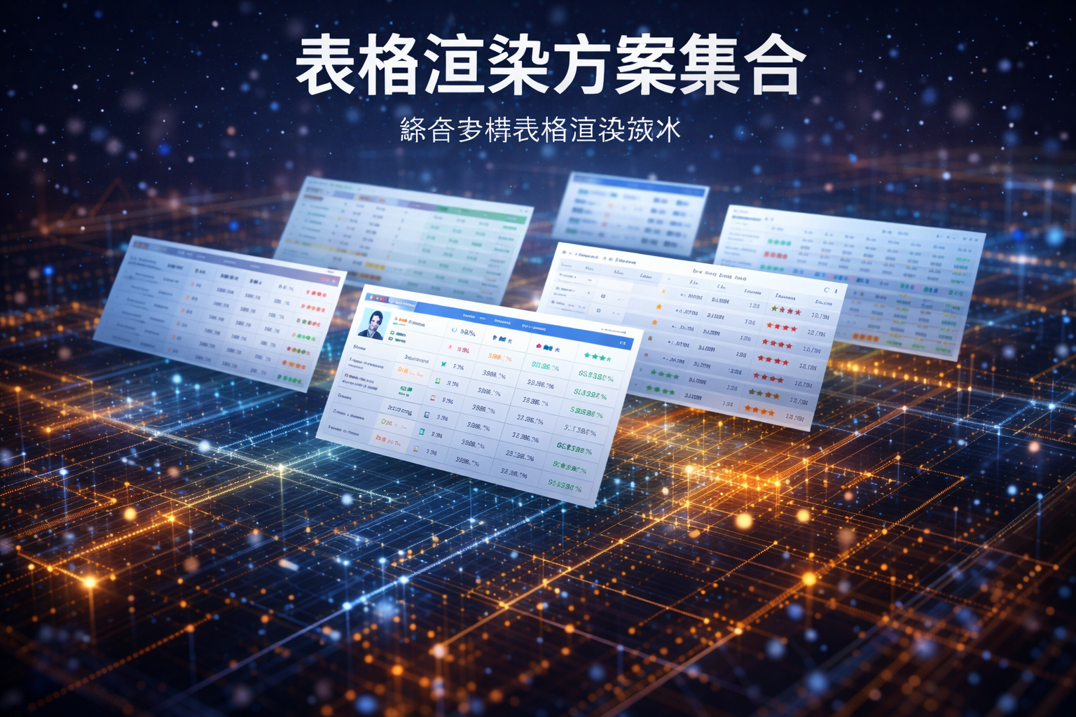表格渲染方案集合